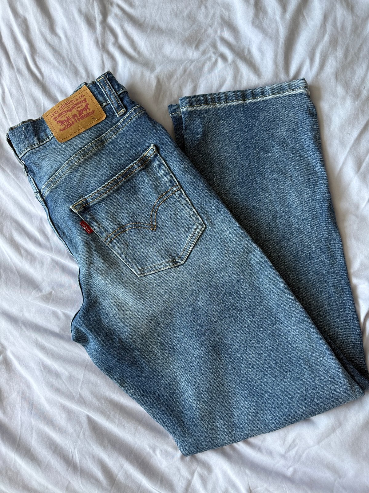 Levi's Loose Taper Jeans - Maat 14A, Ophalen of Verzenden, Zo goed als nieuw, Jongen of Meisje, Broek