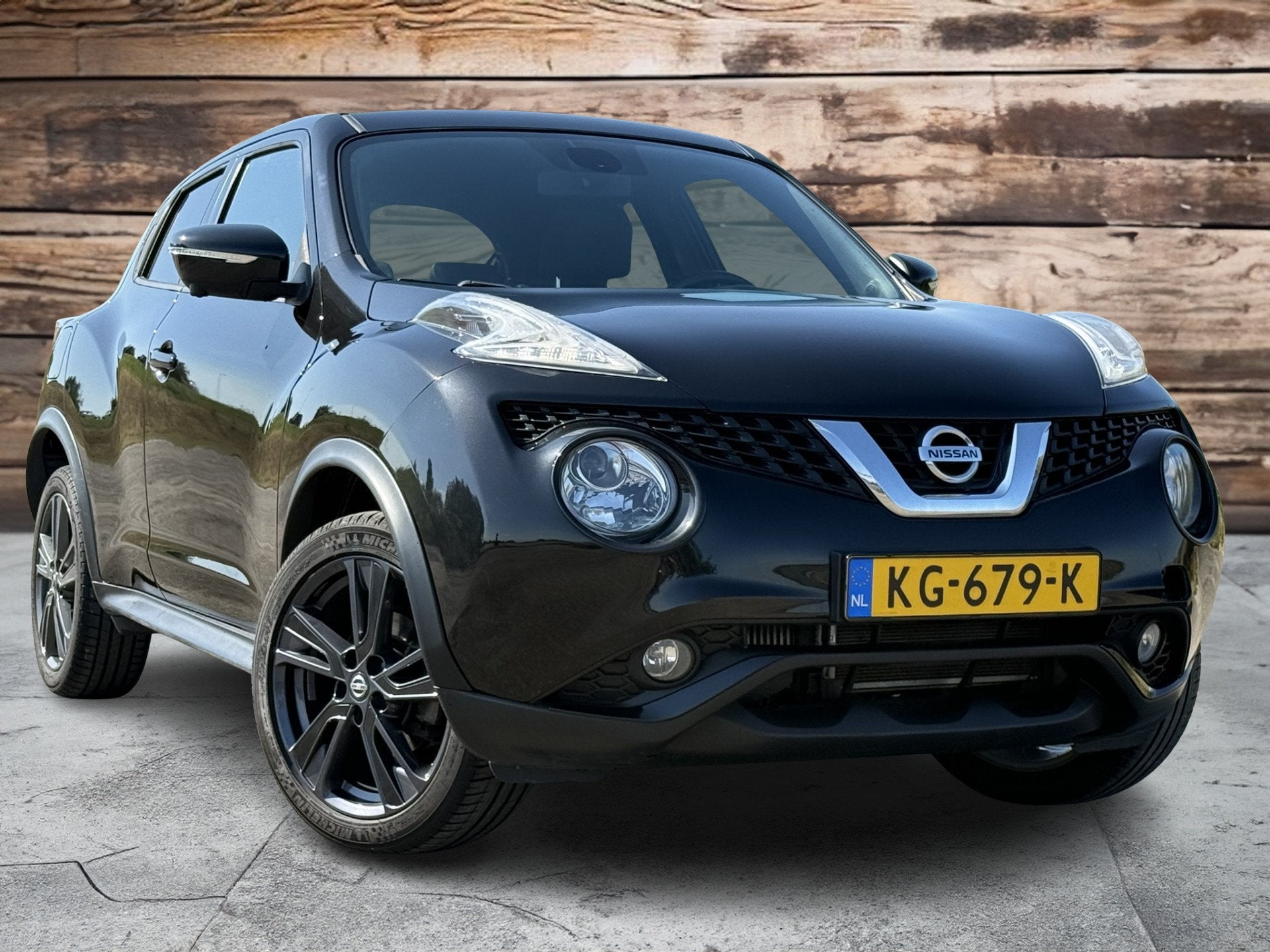 Nissan Juke 1.2 DIG-T S/S Tekna ECC | Camera | NL Auto | NAP, Auto's, Nissan, Voorwielaandrijving, 116 pk, Zwart, Bedrijf