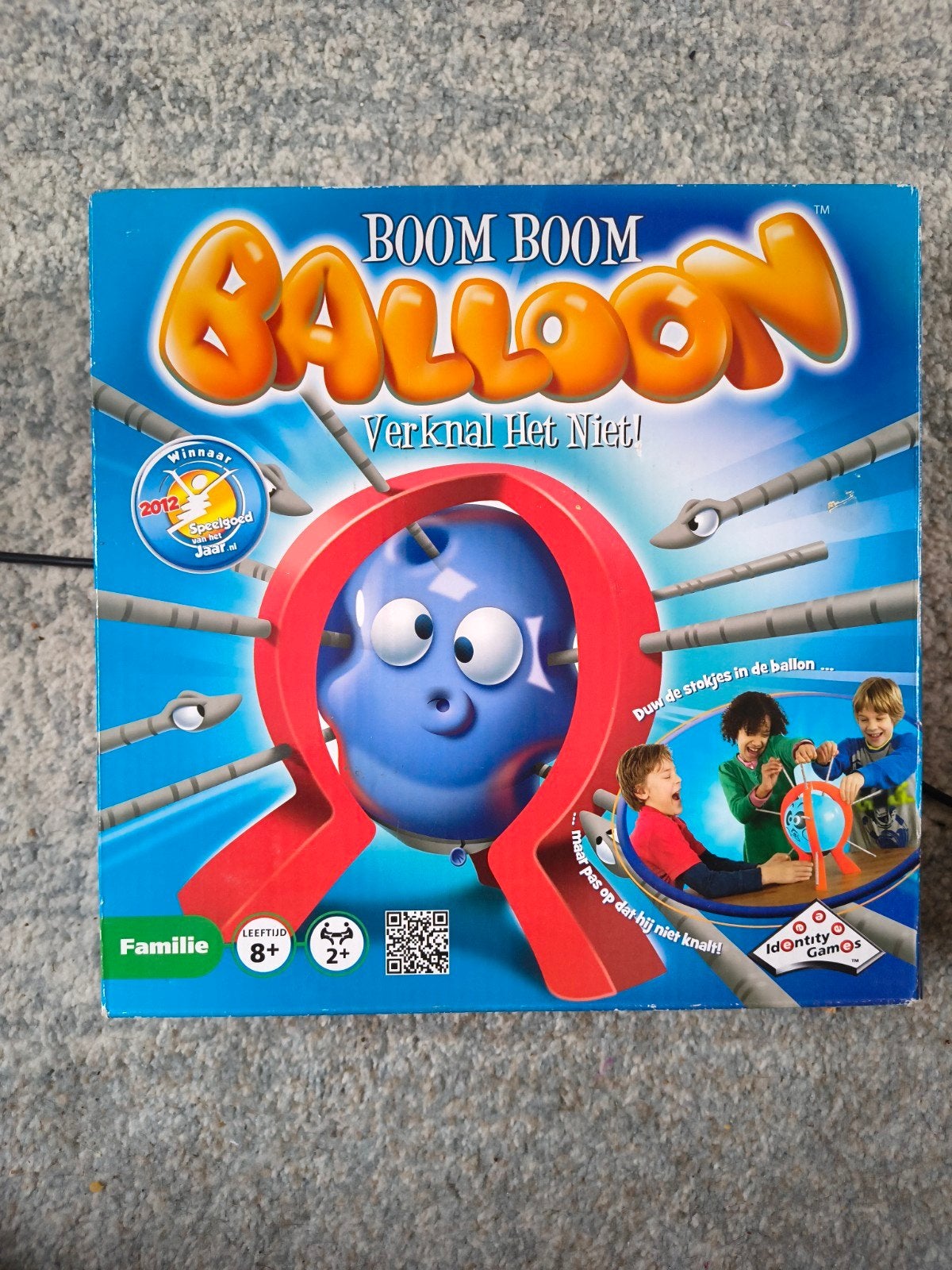 Boom Boom Balloon - Verknal Het Niet! Spel, Een of twee spelers, Ophalen of Verzenden, Gebruikt, Identity Games