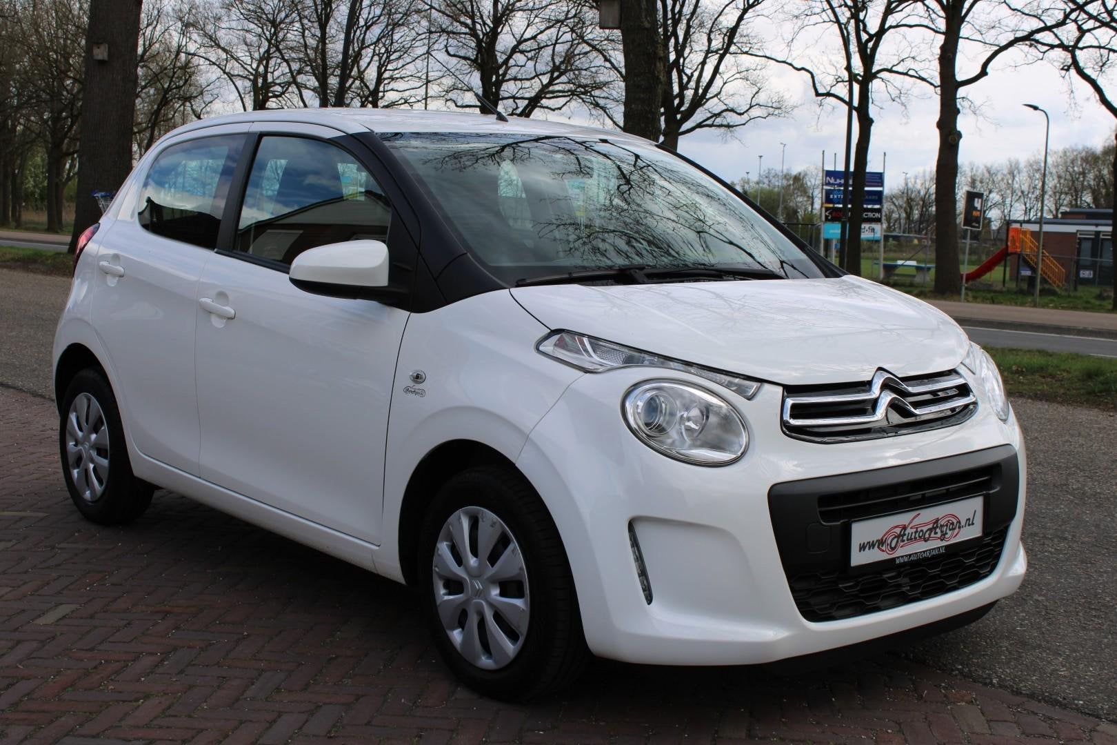 Citroen C1 1.0 VTi Feel Airco, Bluetooth, Garantie, Voorwielaandrijving, Stof, Gebruikt, 4 stoelen