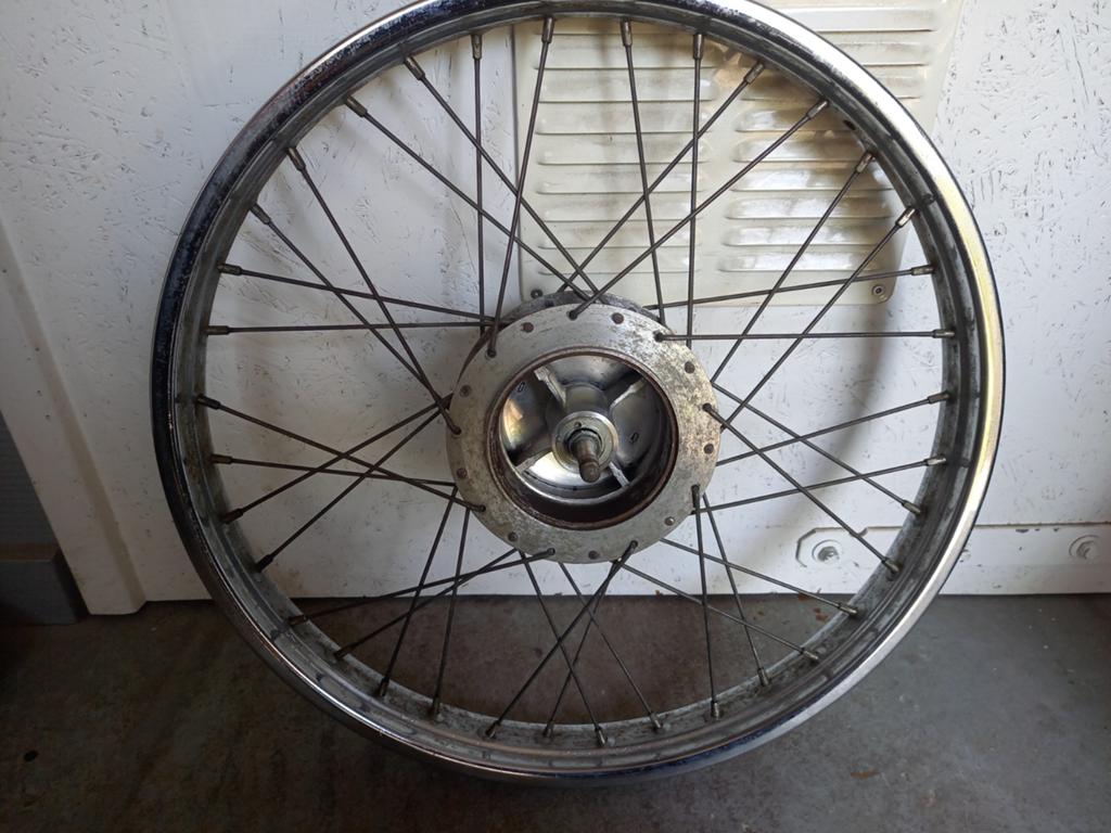 Mobylette voorwiel 19 inch, Ophalen of Verzenden, Gebruikt, Overige typen, Overige merken