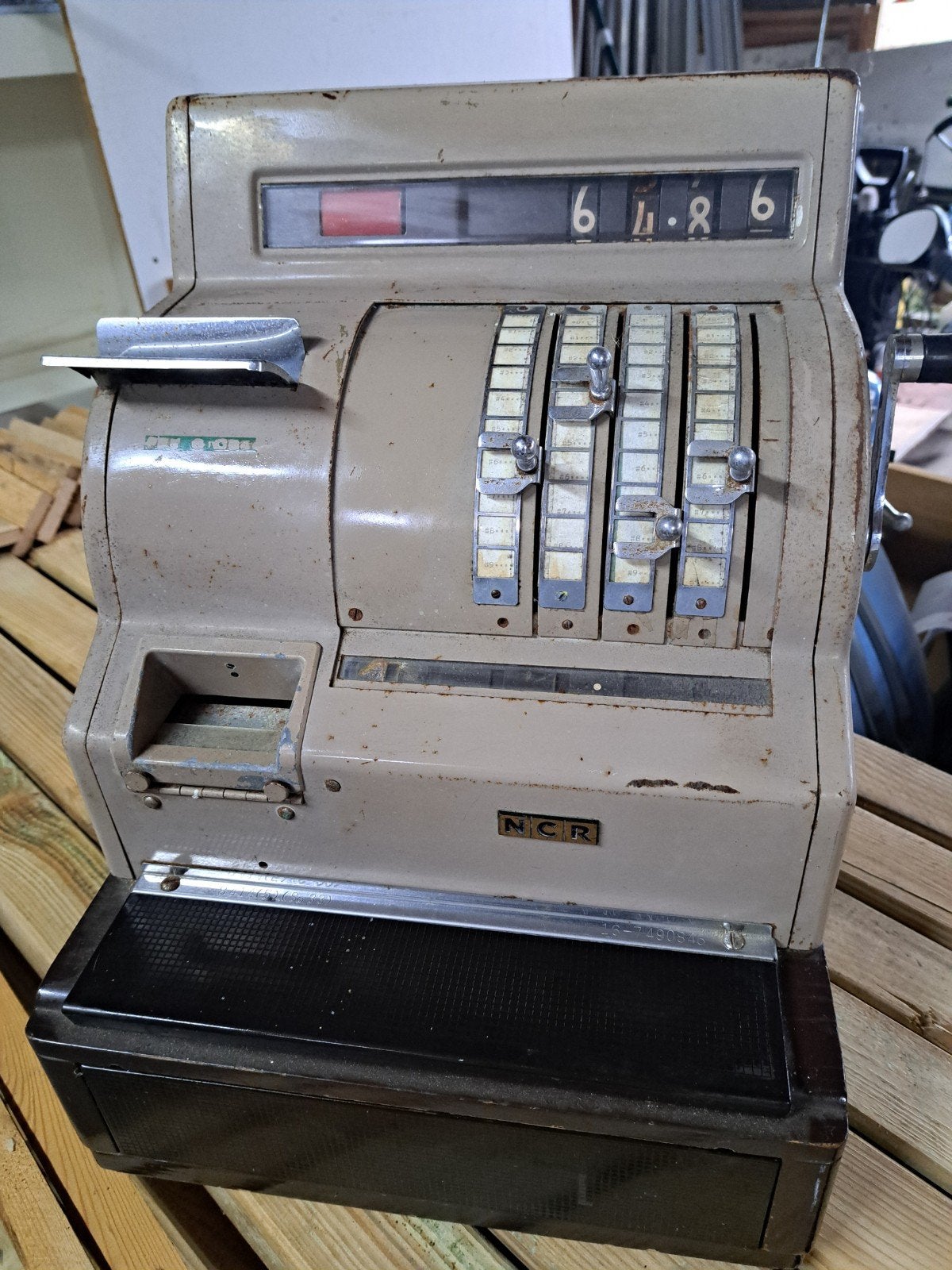 vintage kassa, Antiek en Kunst, Ophalen