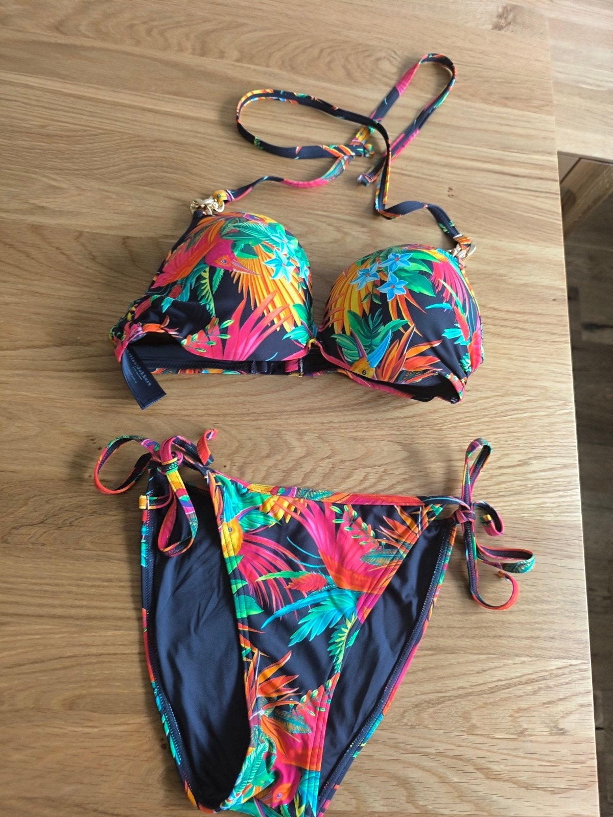 Marlies Dekkers bikini tropische print 70C/S, Ophalen of Verzenden, Zo goed als nieuw, Bikini, Marlies Dekkers