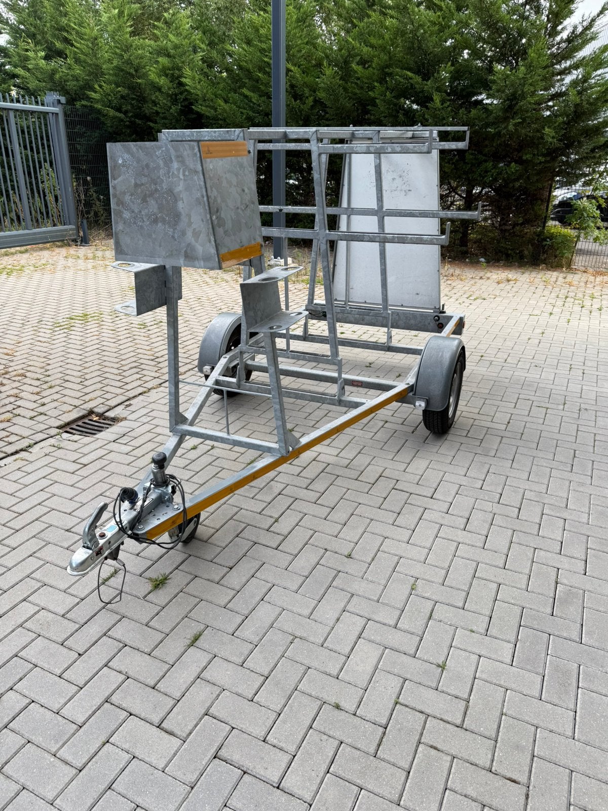 Altrex steigerkar steiger aanhanger, Ophalen of Verzenden, Zo goed als nieuw, Rolsteiger of Kamersteiger, 5 meter of hoger