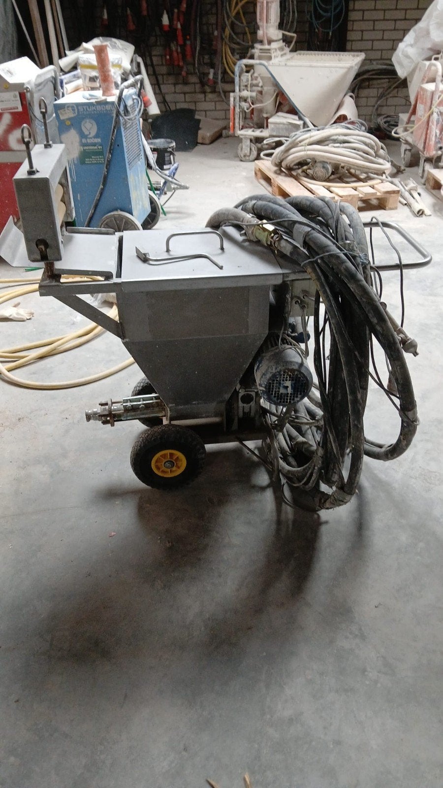 spackspuit ( egaline ) incl compressor 230v., Ophalen