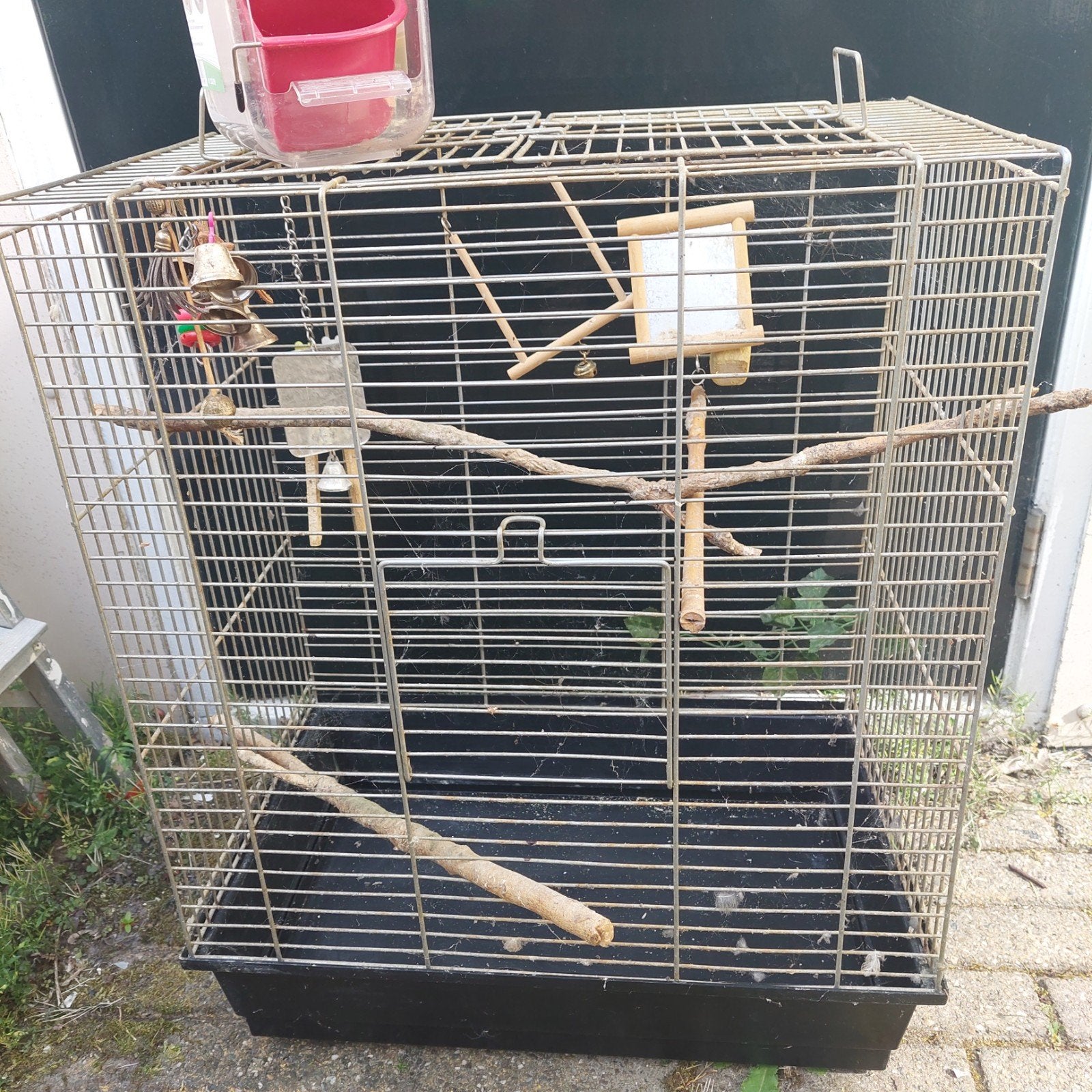Grote vogelkooi., Dieren en Toebehoren, Ophalen of Verzenden, Gebruikt, Overige materialen, Vogelkooi