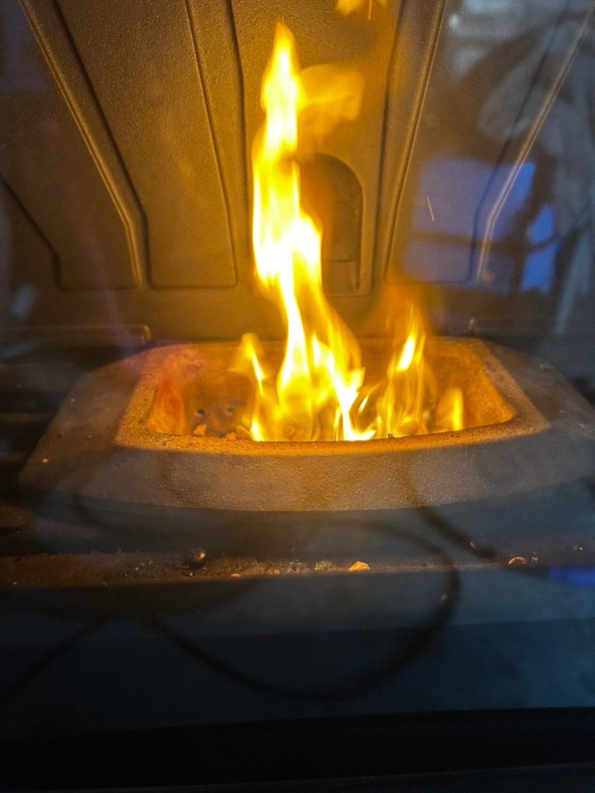 Pelletkachel van het topmerk Palazzetti 10 KW, Ophalen, Zo goed als nieuw, Vrijstaande haard