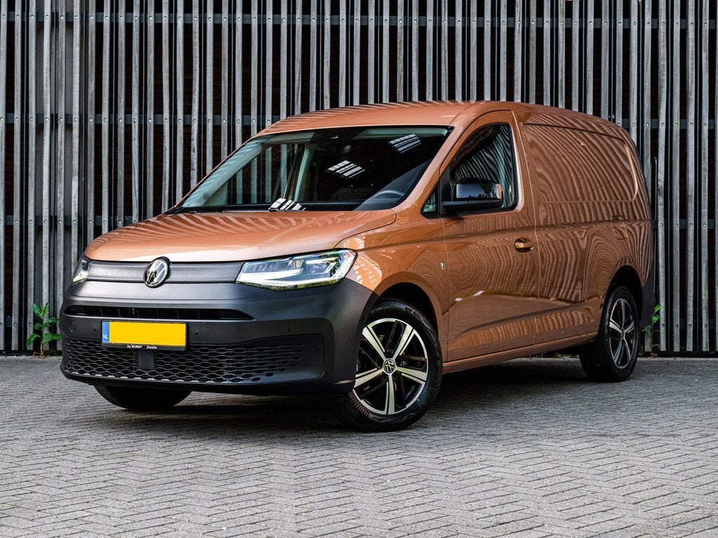 Volkswagen Caddy Cargo Maxi 1.5 TSi 114pk AUT. |Virtual|Trek, Auto's, Stof, 4 cilinders, Bruin, Volkswagen