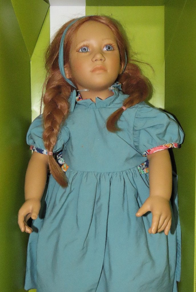 Antieke pop Adrienne, Annette Himstedt-collectie, 1989-1990, Verzenden, Zo goed als nieuw, Pop