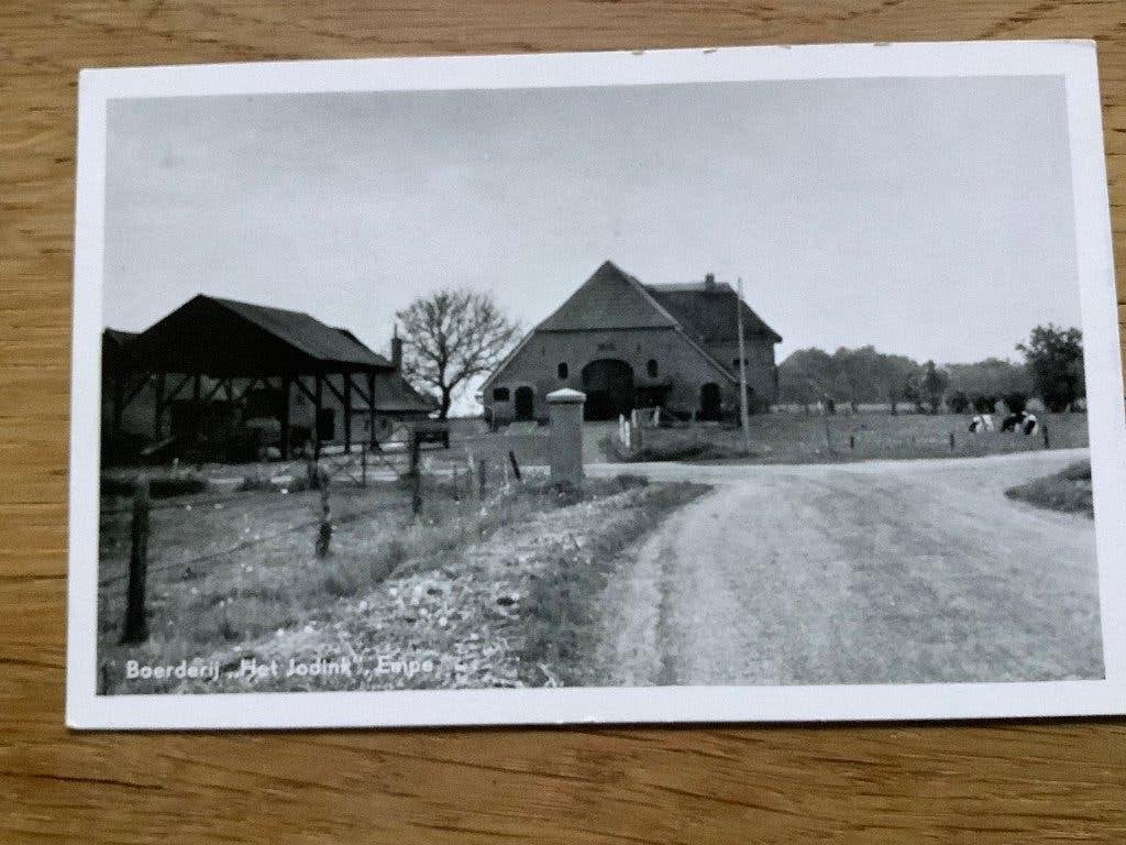 Empe, fotokaart boerderij ‘het Jodink’, Ophalen of Verzenden, 1960 tot 1980, Overijssel