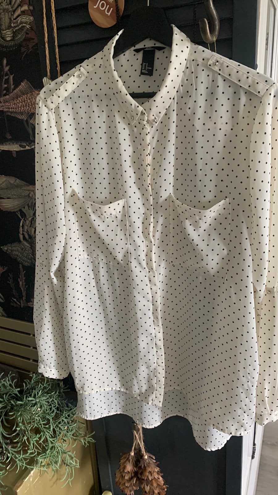 H&M dames blouse maat. 44, Ophalen, Gedragen, Maat 42/44 (L)