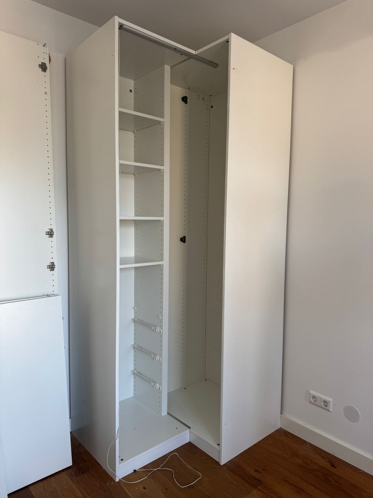 IKEA PAX Hoekunit Kledingkast Wit, 100 tot 150 cm, 200 cm of meer, Ophalen of Verzenden, Zo goed als nieuw