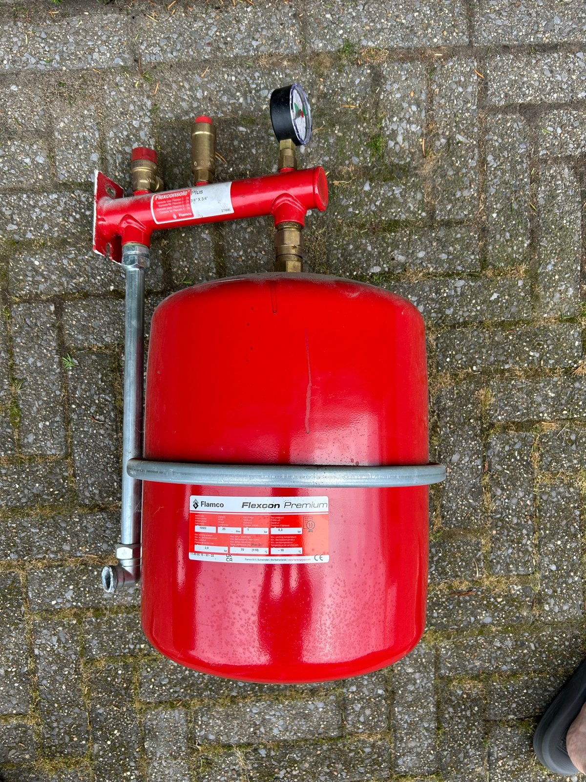 Expansievat Flexcon Premium, Ophalen, 30 tot 80 cm, Cv-ketel of Combi-ketel, Minder dan 60 cm