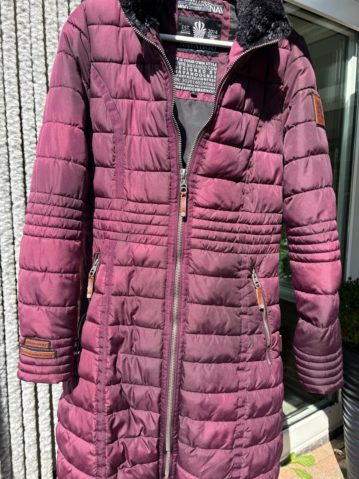 Navahoo Dames Winterjas - Maat M, Ophalen of Verzenden, Zo goed als nieuw, Maat 38/40 (M), Paars