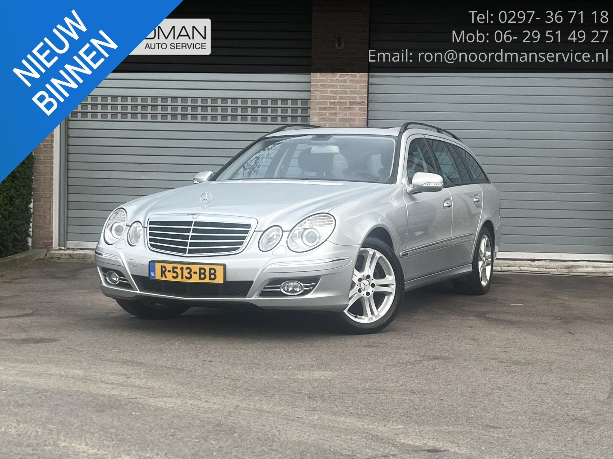 Mercedes-Benz E-klasse Estate 280 Avantgarde 4-Matic Lees de, Auto's, Automaat, Stof, Gebruikt, 231 pk
