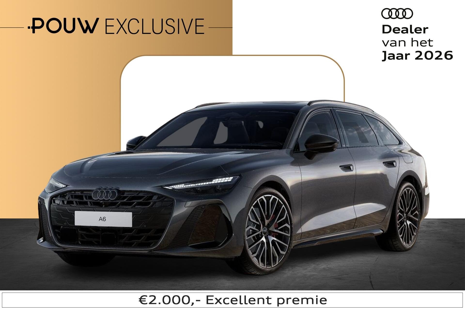 Audi A6 Avant 2.0 e-hybrid 367pk quattro S edition Competiti, Auto's, Audi, Automaat, 12 maanden, 2165 kg, 4 cilinders