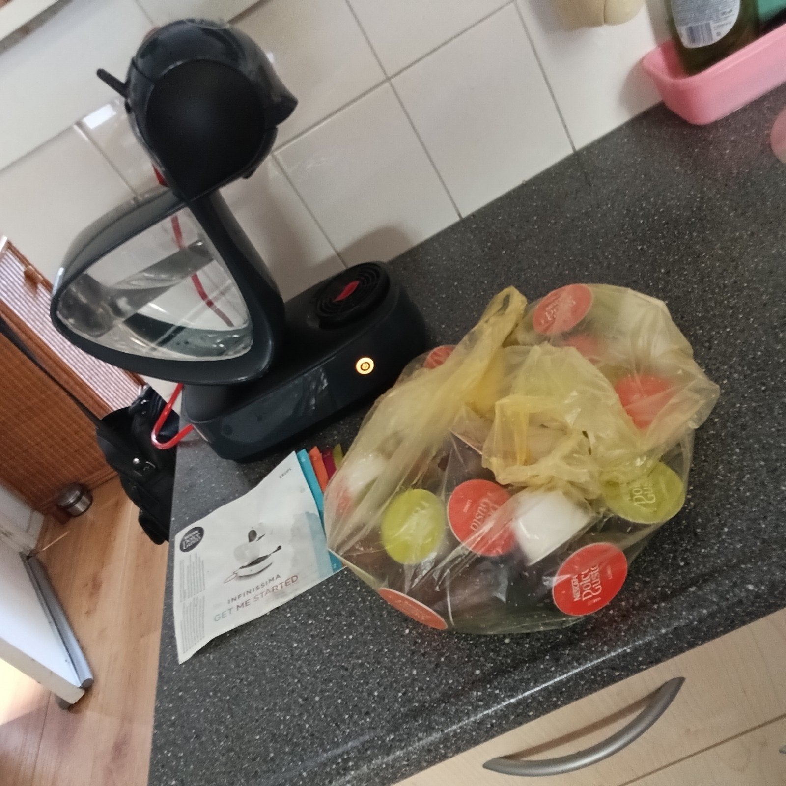 Dolce Gusto nieuw, Ophalen of Verzenden, Zo goed als nieuw, Koffiemachine
