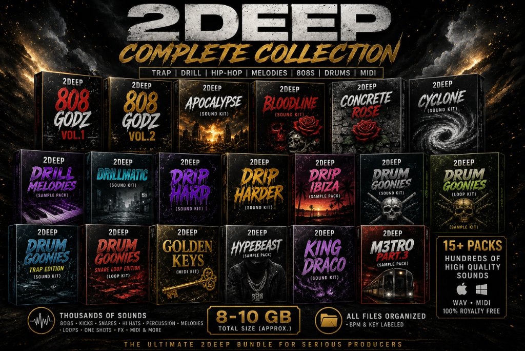 2DEEP – COMPLETE SAMPLE PACK COLLECTION, Computers en Software, Ophalen, MacOS