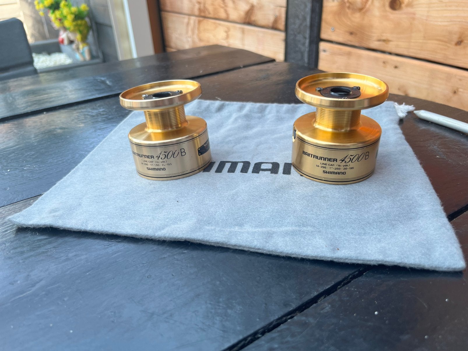 Gouden spoel 4500 B, Ophalen, Zo goed als nieuw, Rond, Metaal