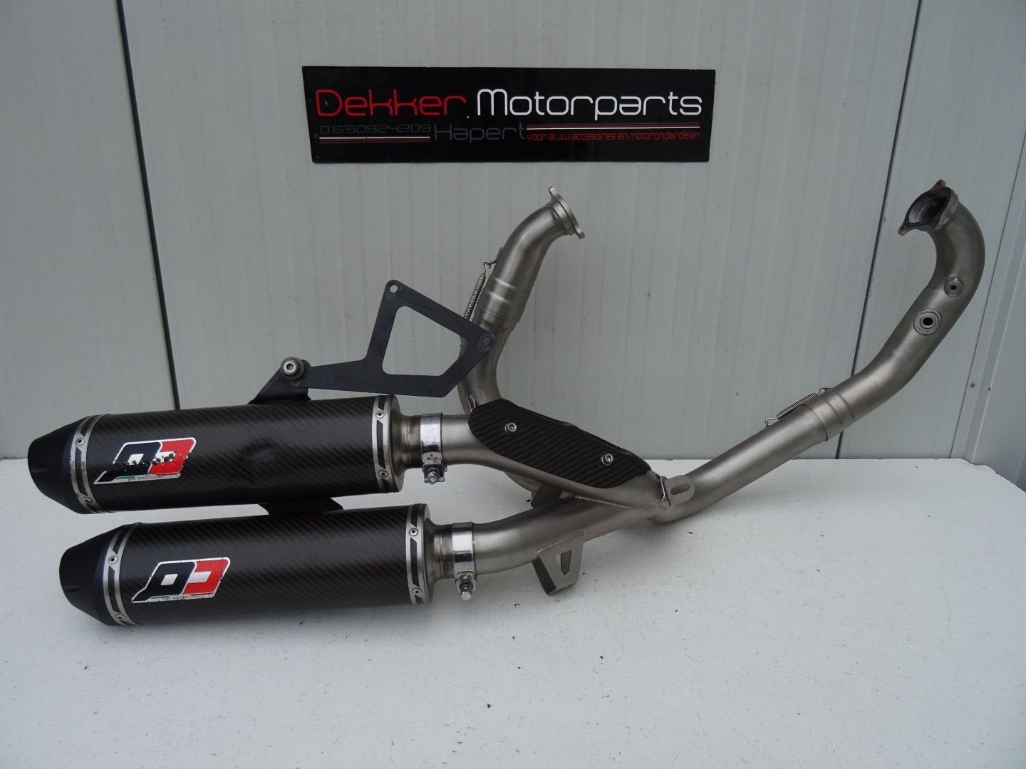 QD Magnum Full Uitlaat Systeem Ducati Multistrada 1200 2010, Gebruikt, -, -, Ophalen of Verzenden