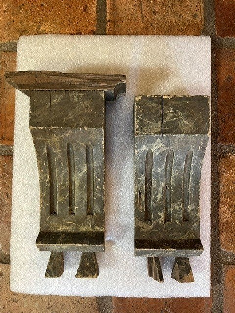 Houten console 2 stuks, Ophalen of Verzenden