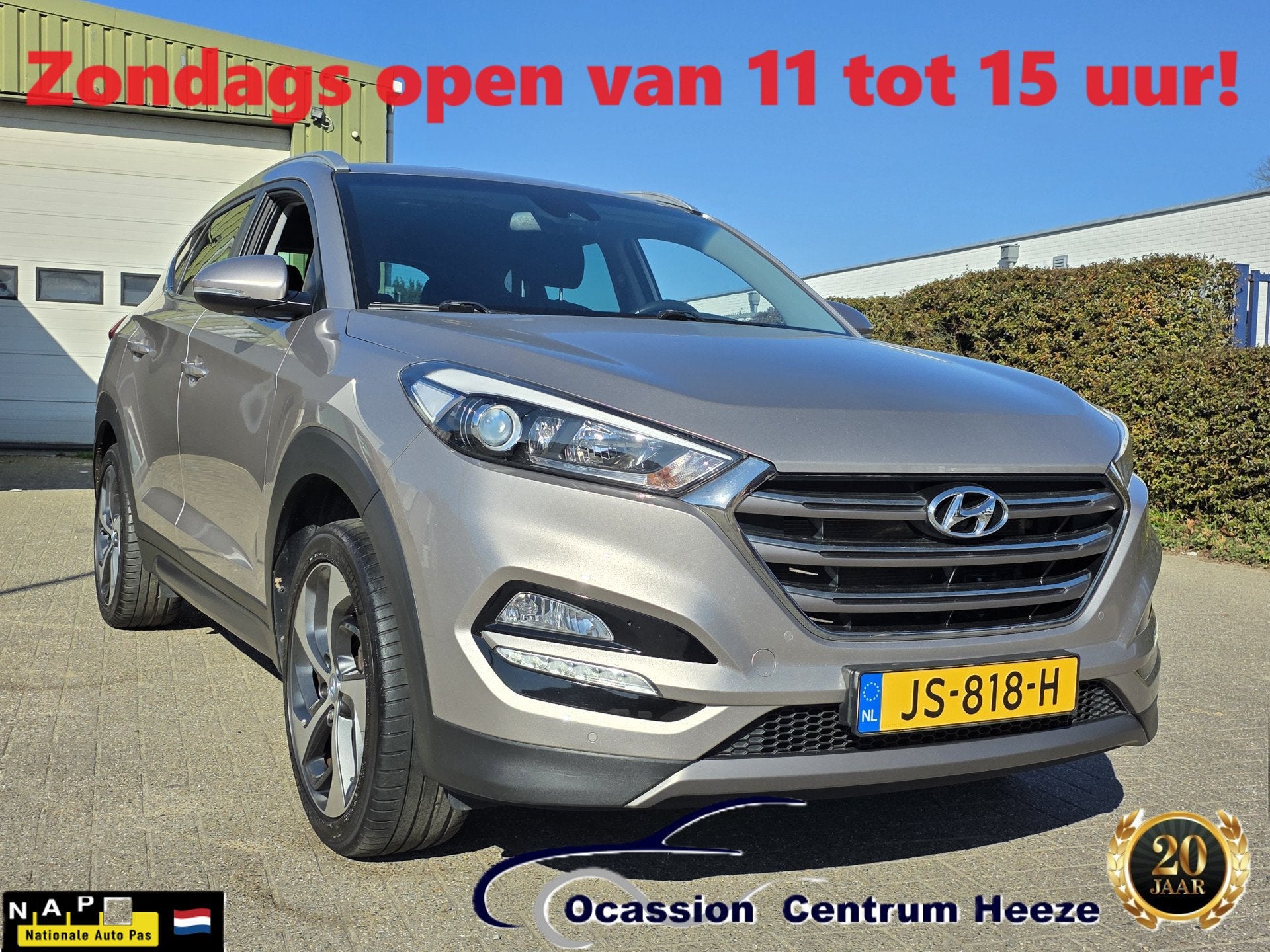 Hyundai Tucson 1.6 GDi Comfort, Camera! Navigatie! Apk 3-202, Voorwielaandrijving, Stof, Gebruikt, 4 cilinders