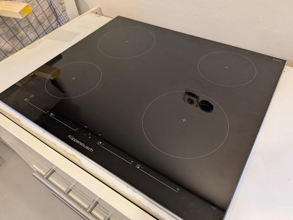 Küppersbusch KI6130.0SE Inductiekookplaat, Witgoed en Apparatuur, Kookplaten, Gebruikt, Inbouw, Inductie, 4 kookzones