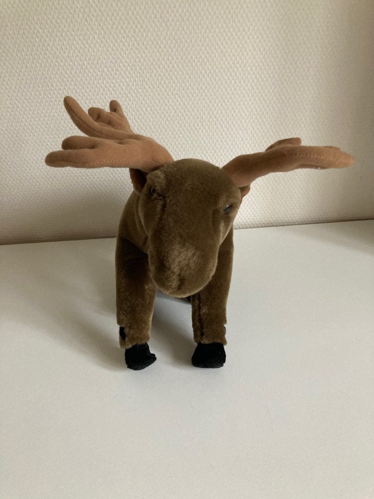Rendier knuffel, Overige typen, Ophalen of Verzenden, Zo goed als nieuw, Klein (minder dan 20 cm)