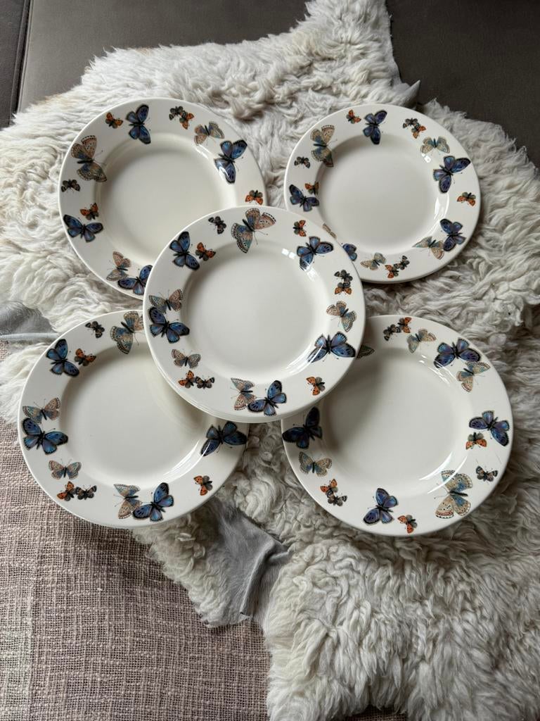 Emma Bridgewater butterflies kommen en onbijtbordjes nieuw, Ophalen, Nieuw, Kom(men), Overige stijlen