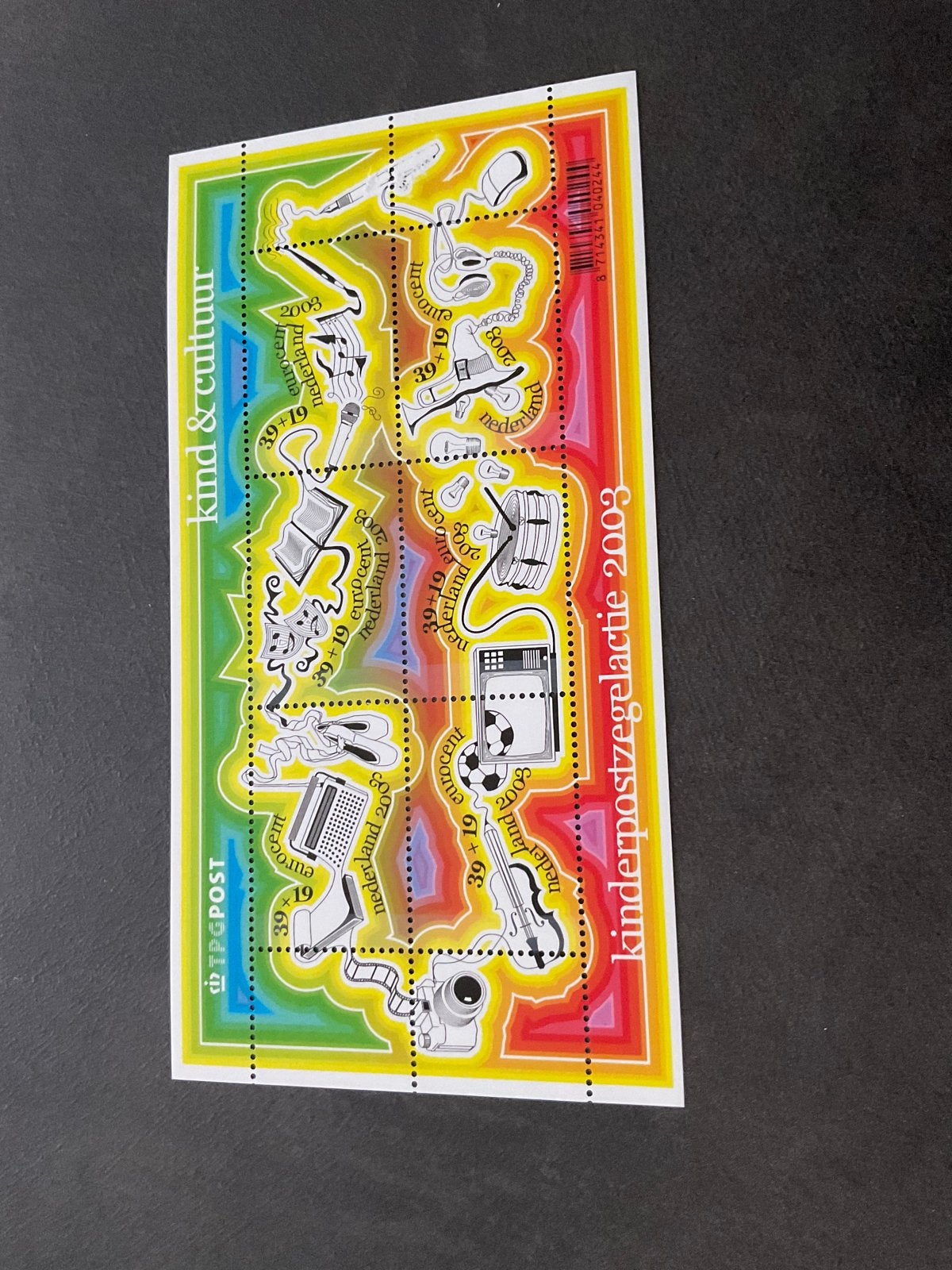 Kinderpostzegels 2003 - Kind & Cultuur (ongebruikt), Postzegels en Munten, Ophalen of Verzenden, Na 1940, Postfris