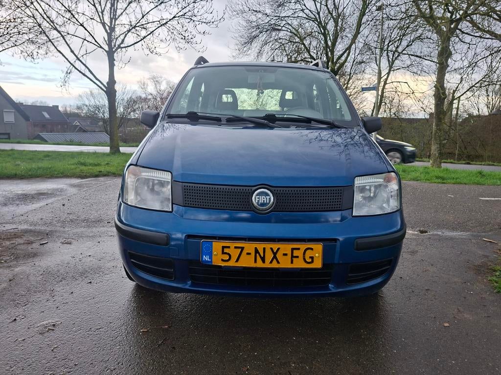 Fiat Panda 1.1 40KW 2004 Blauw, Auto's, Fiat, Voorwielaandrijving, USB, Stof, 54 pk