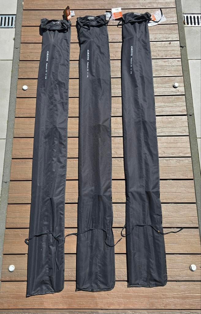 3x Greys Platinum 50 12' 3.5lb Werphengel, Watersport en Boten, Hengelsport | Karpervissen, Ophalen of Verzenden, Nieuw, Werphengel
