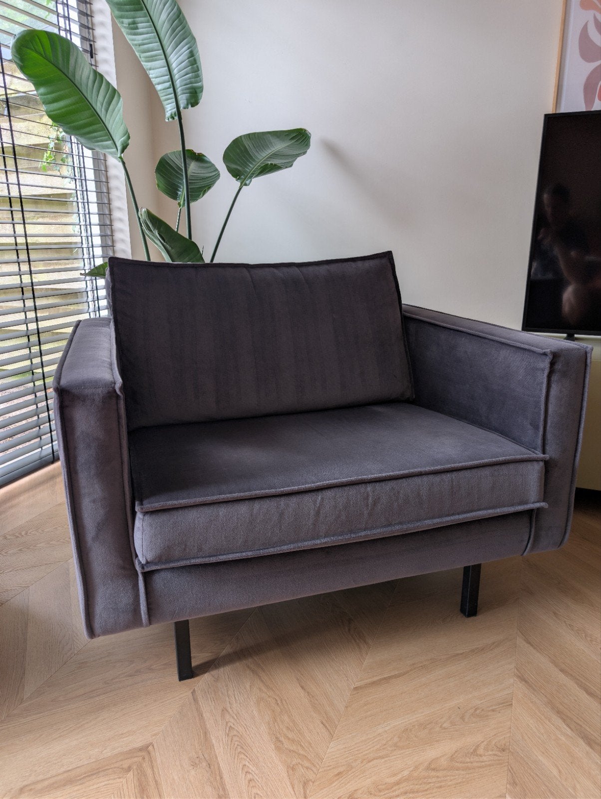 BePure Home Fauteuil 1,5 zits, Ophalen, Zo goed als nieuw, Eenpersoons, Minder dan 150 cm