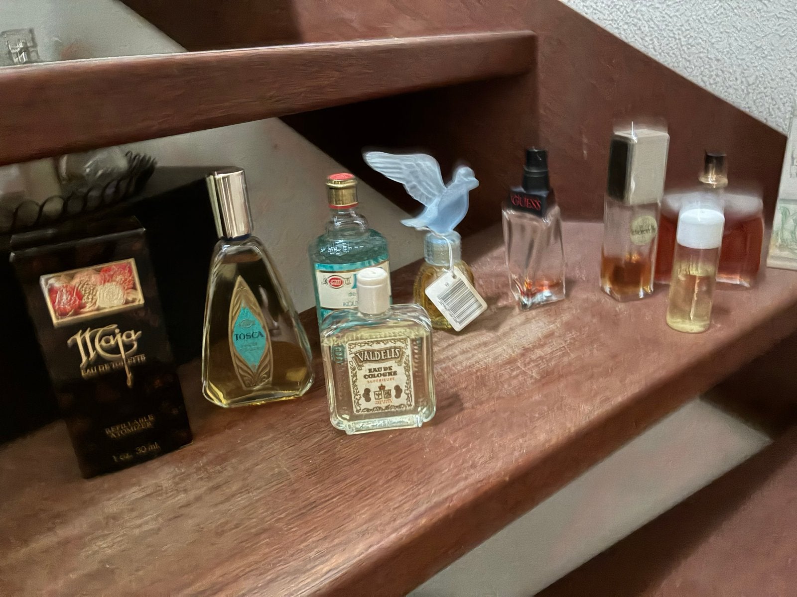 Vintage parfumflesjes collectie - Maja, Tosca, Valdelis, Ophalen of Verzenden, Gebruikt
