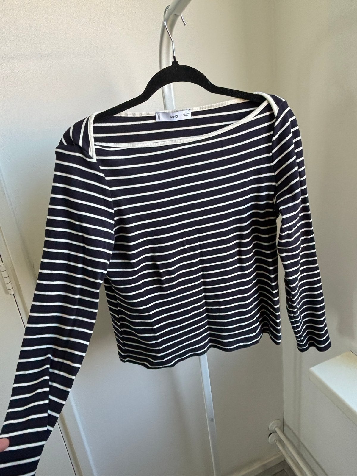 Nieuw! Mango gestreepte top / blouse met lange mouwen, Kleding | Dames, Ophalen of Verzenden, Nieuw, Maat 36 (S), Blauw