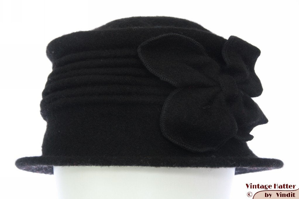 Dames winterhoed Hawkins zwart wol 57-59 nieuw one size fits, Hoed, Hawkins, Nieuw, One size fits all