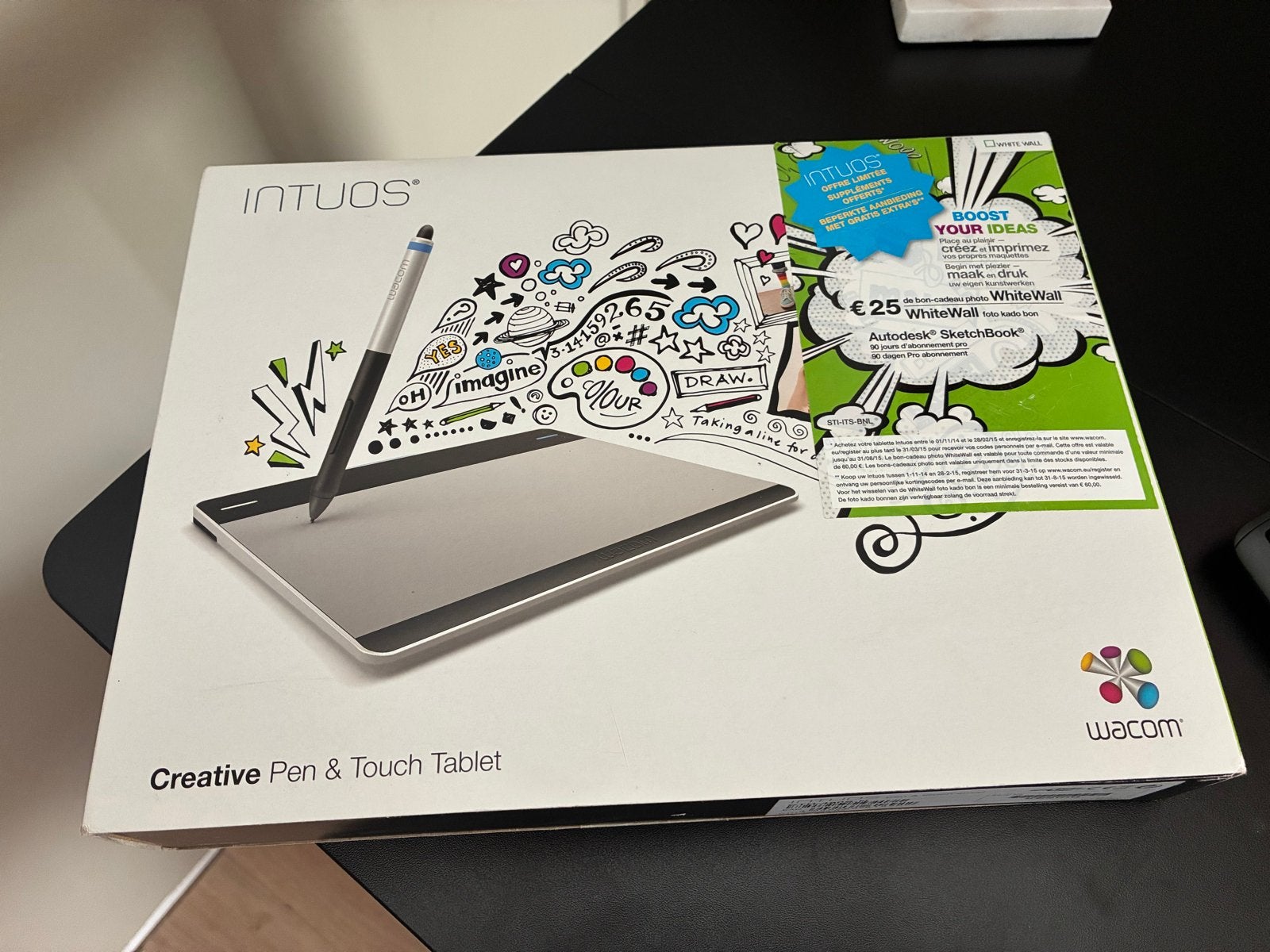 Wacom Intuos Creative Pen & Touch Tablet, Computers en Software, Ophalen of Verzenden, Multi-touch, Nieuw, Bedraad