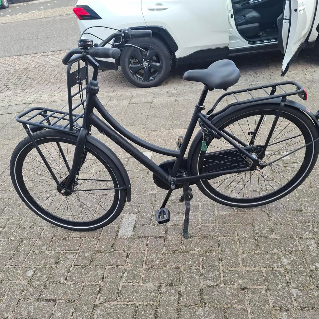 Gazelle Puur transportfiets ,zwart zgan, Fietsen en Brommers, Fietsen | Dames | Omafietsen, Ophalen