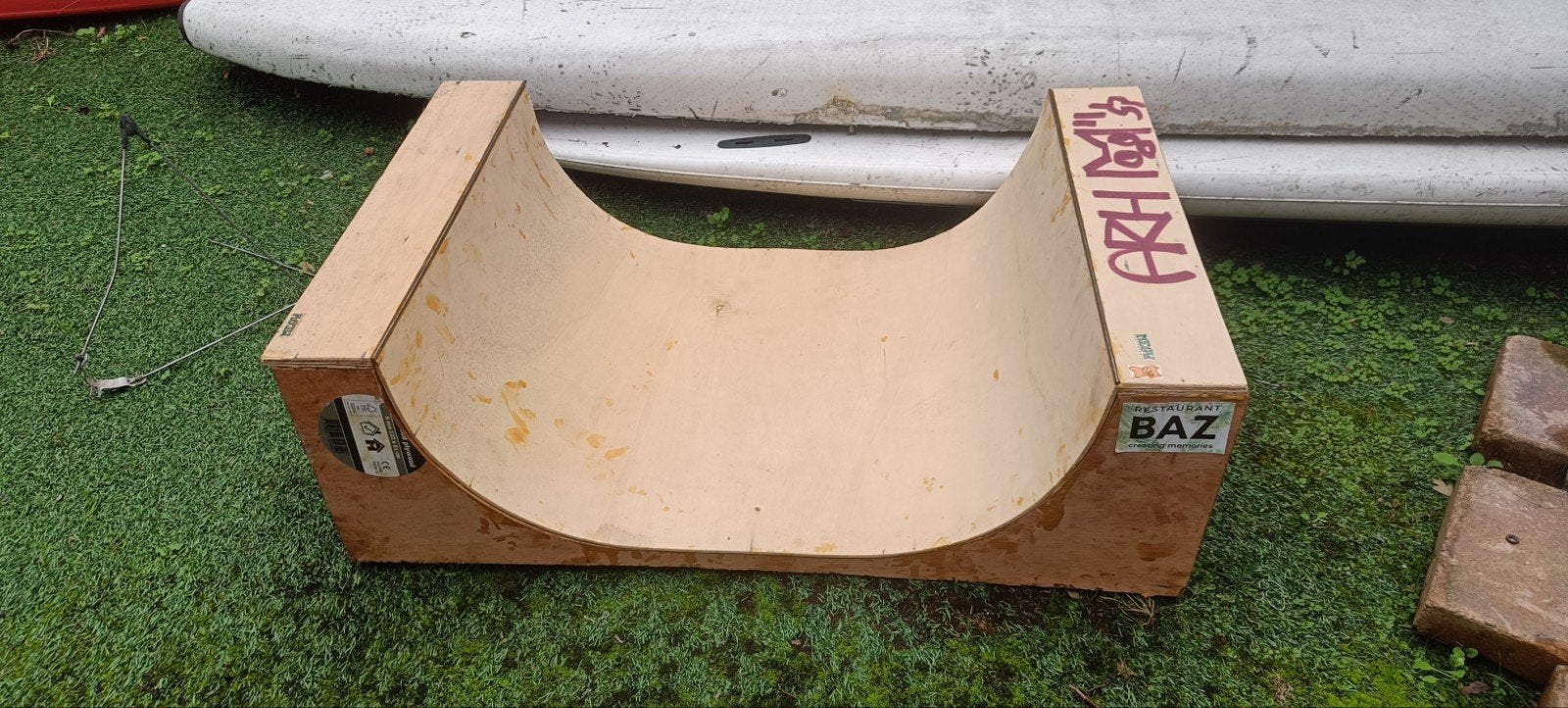Halfpipe Fingerboard - Gratis af te halen, Ophalen, Gebruikt, Overige typen