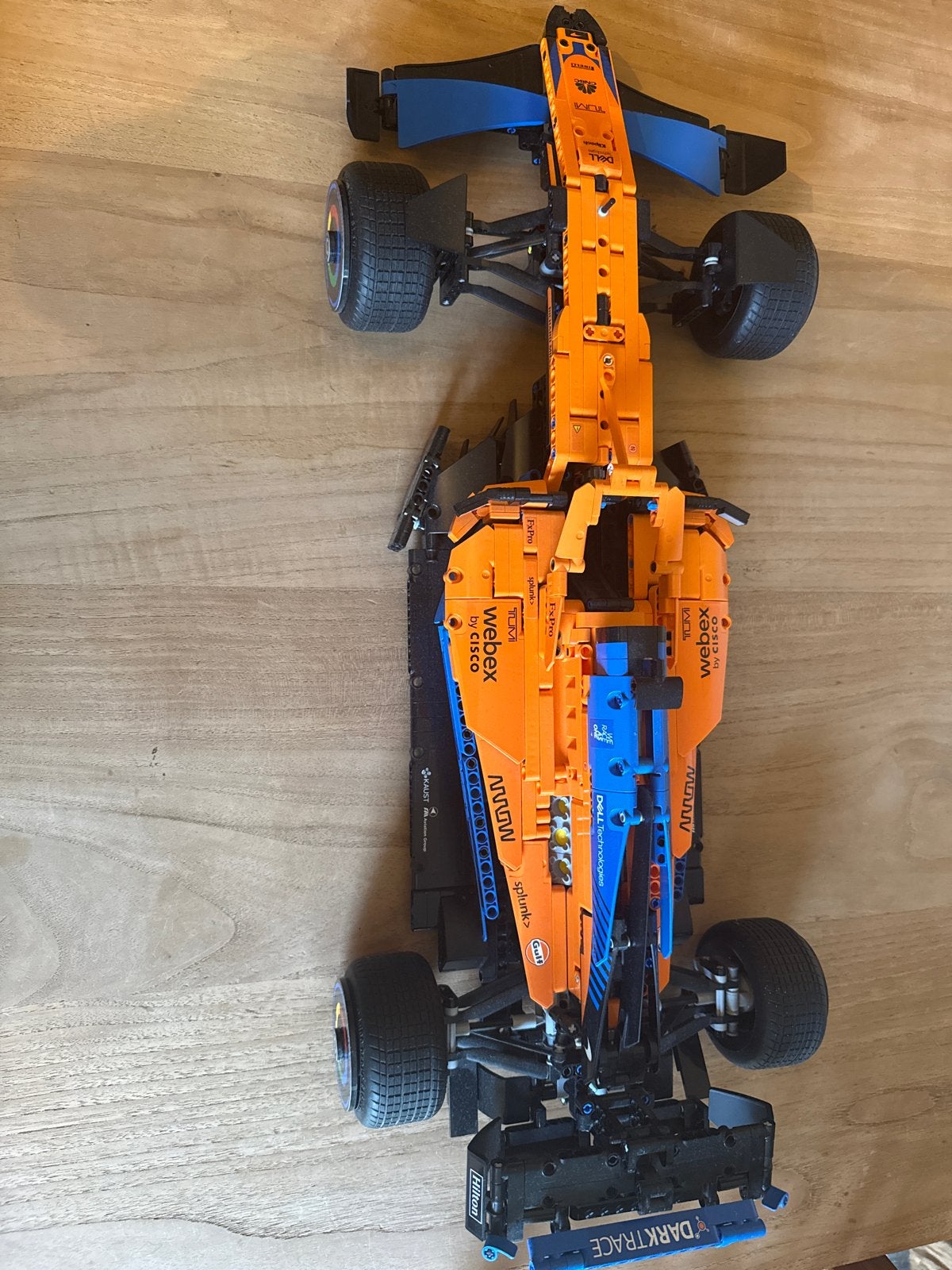 Lego 42141 F1 McLaren met speciale velgstickers, Ophalen of Verzenden, Gebruikt