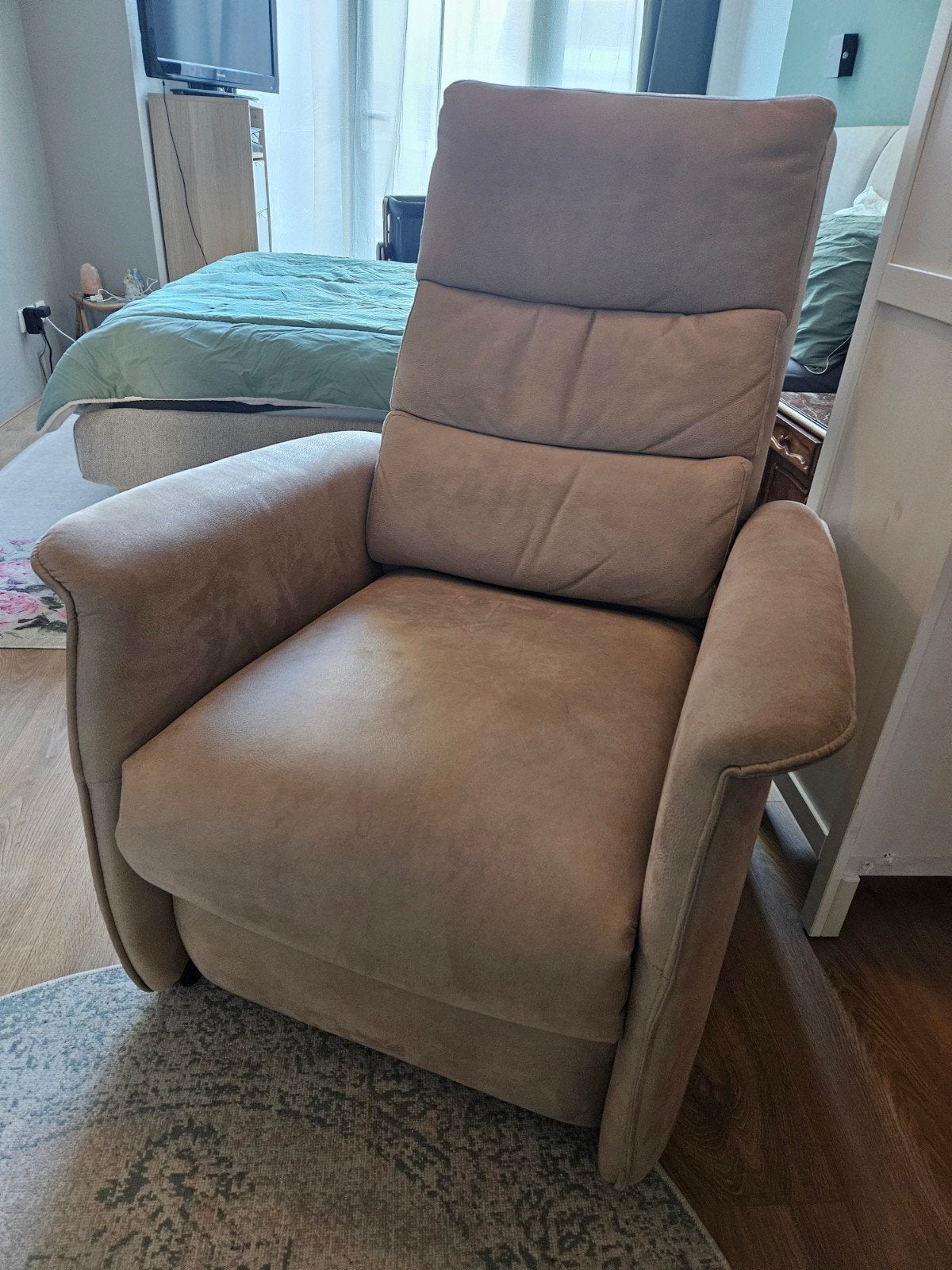 Relaxfauteuil In.House beige, Huis en Inrichting, Ophalen, 50 tot 75 cm