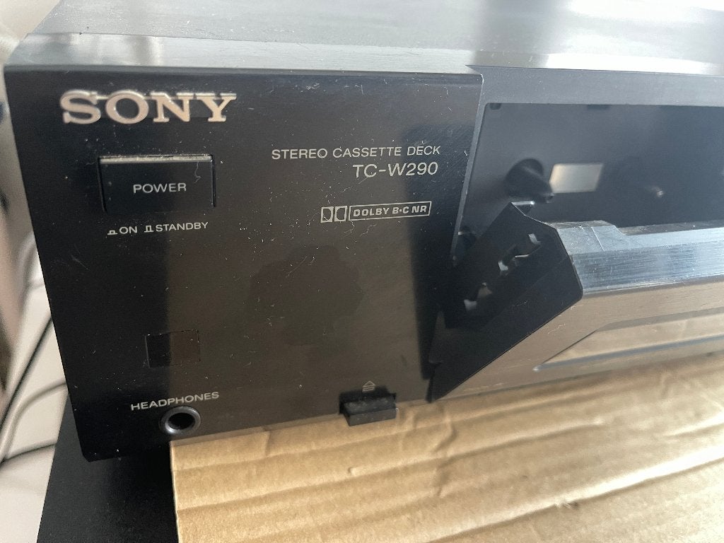Sony TC-W290 Stereo Cassette Deck - Dubbel Cassettedeck, Ophalen of Verzenden, Dubbel, Sony, Tape counter