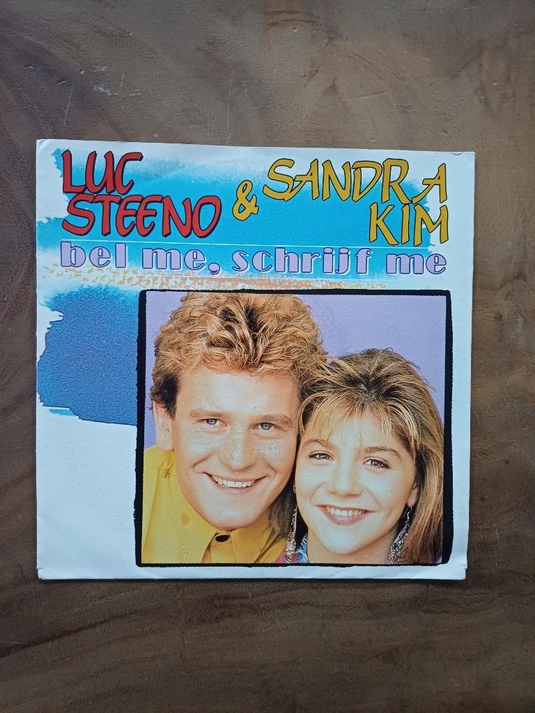 Luc Steeno & Sandra Kim - Bel me, Schrijf me - Single, Ophalen of Verzenden, Gebruikt, Pop