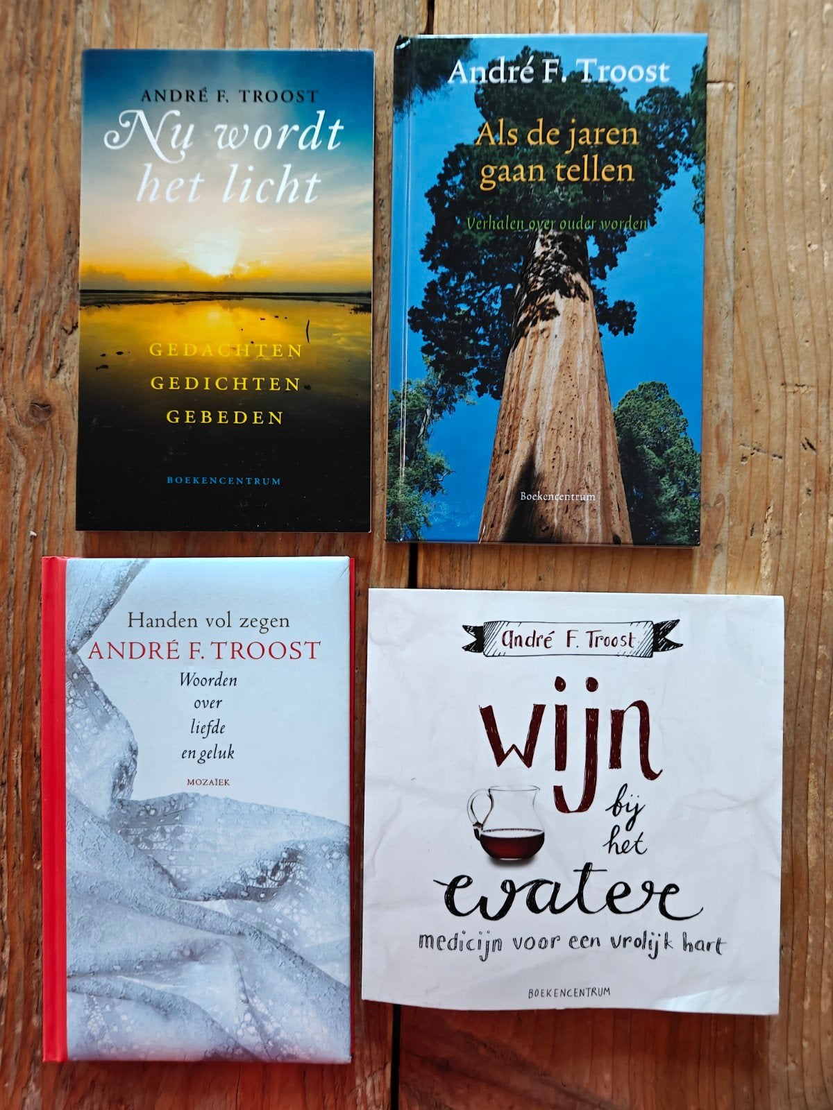 4 Boeken van Andre F. Troost., Boeken, Ophalen of Verzenden, Zo goed als nieuw