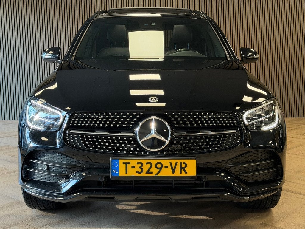 Mercedes-Benz GLC-klasse 200 4MATIC Premium Plus AUT PANORAM, Auto's, Mercedes-Benz, Gebruikt, Euro 6, Leder en Stof, Zwart