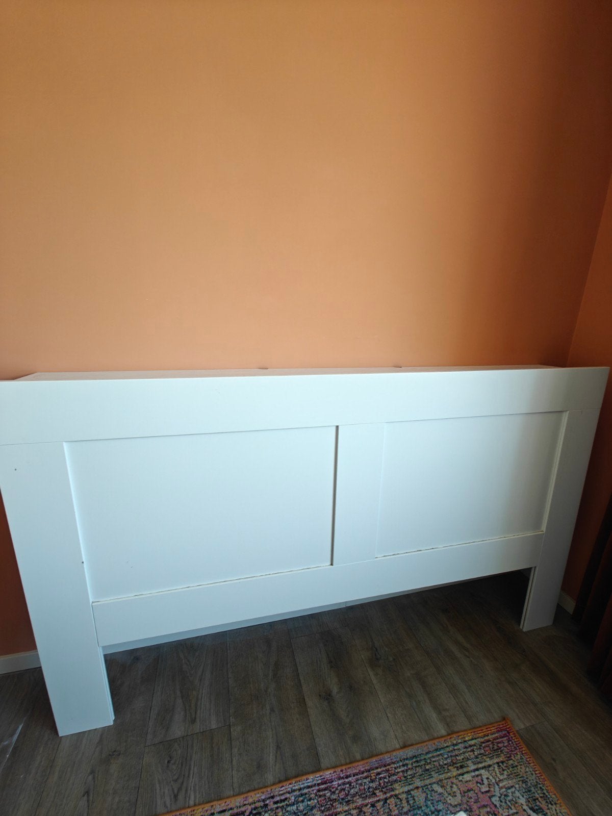Ikea wit hoofdeinde voor tweepersoonsbed, Huis en Inrichting, Ophalen, Gebruikt, Wit, Tweepersoons