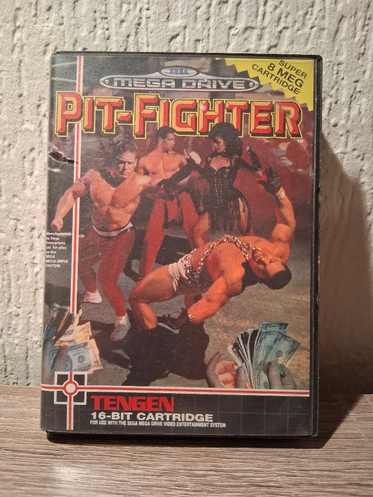 Sega Megadrive Pit-Fighter, Spelcomputers en Games, Gebruikt, Vechten, 2 spelers, Ophalen of Verzenden