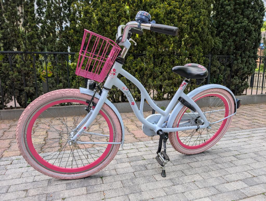 Mooie Alpina Ocean meisjesfiets 22 inch - zeer nette staat, Ophalen, Terugtraprem, 22 inch, Alpina
