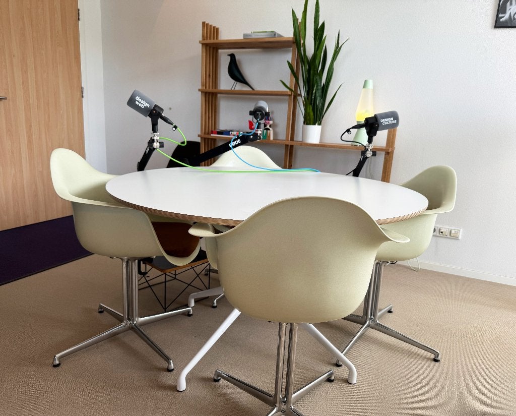HAY About A Table AAT20 ronde tafel Ø128 cm wit, Huis en Inrichting, Tafels | Eettafels, Gebruikt, 100 tot 150 cm, 100 tot 150 cm