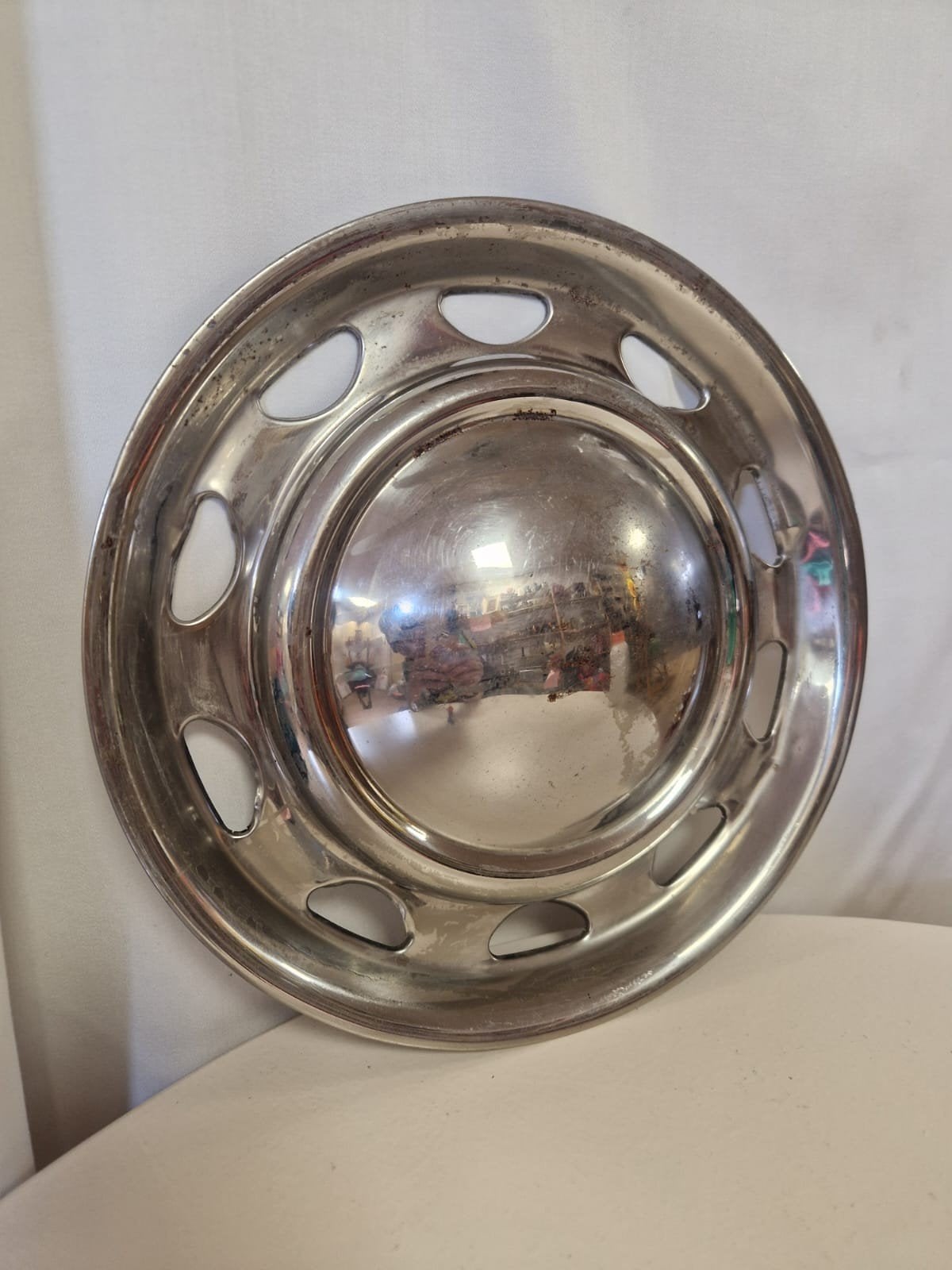 Set van 4 MK1 Mini Cooper wieldoppen, Info@mini.com, Gebruikt, Mini, Ophalen of Verzenden